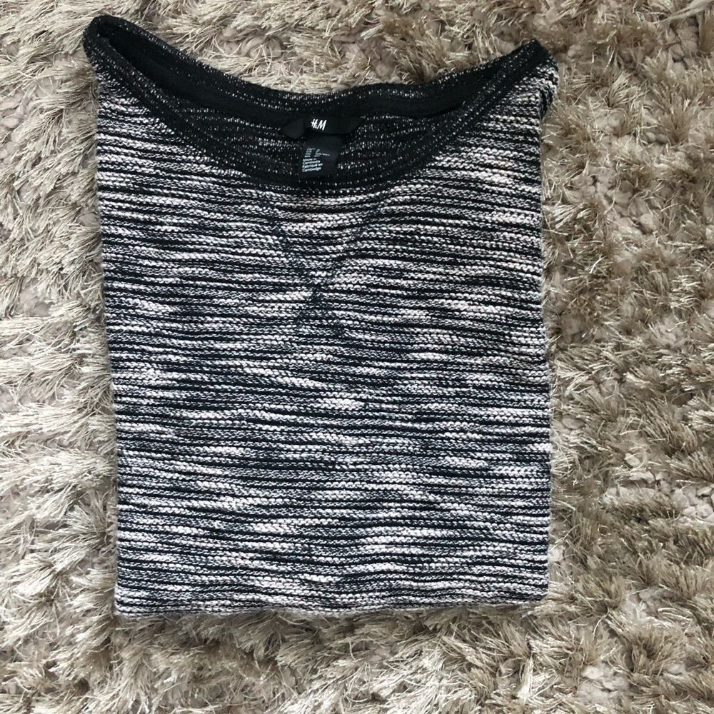 Marbled 3/4 Sleeve Sweater
